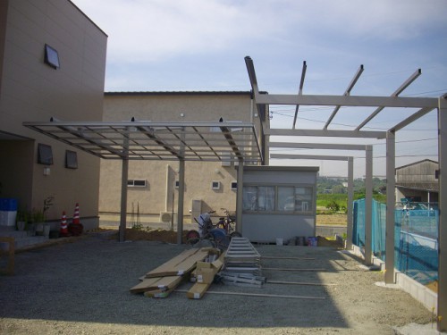 T様邸ガレージ工事