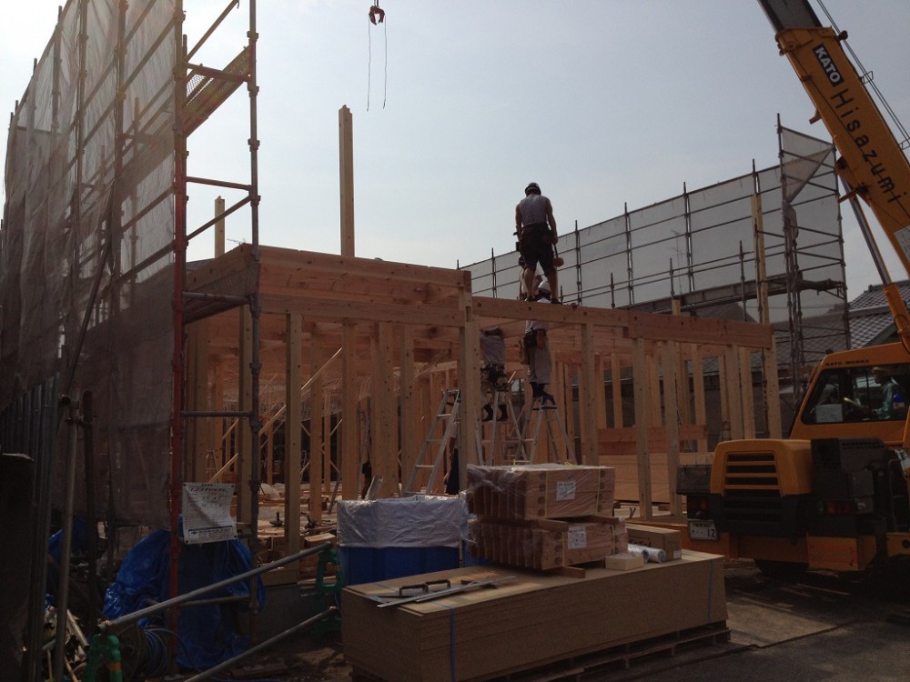 無事に上棟しました!!